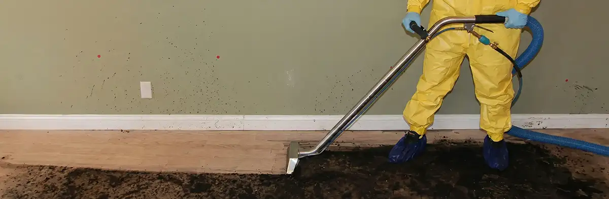 sewage removal service performing deep cleaning and extraction of sewage from an indoor area in Allentown, PA